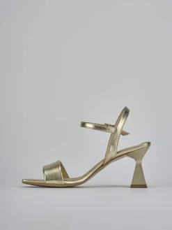 Outlet Sandalo tacco 7 cm pelle Donna Sandali Tacco Alto