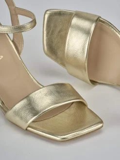 Outlet Sandalo tacco 7 cm pelle Donna Sandali Tacco Alto