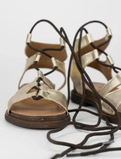 Clearance Sandalo tacco 1 cm pelle Donna Sandali Tacco Basso