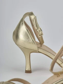 Clearance Sandalo tacco 7 cm pelle Donna Sandali Tacco Alto