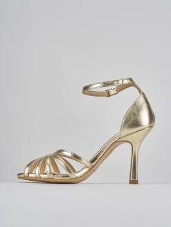 Clearance Sandalo tacco 9 cm pelle Donna Sandali Tacco Alto