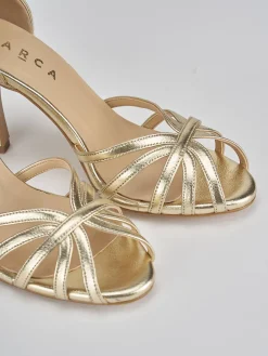 Clearance Sandalo tacco 9 cm pelle Donna Sandali Tacco Alto