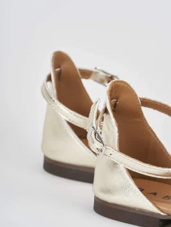 Hot Sandalo tacco 1 cm pelle Donna Sandali Tacco Basso