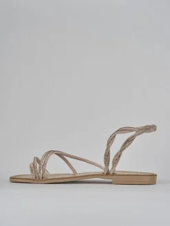 Best Sandalo tacco 1 cm pelle Donna Sandali Tacco Basso