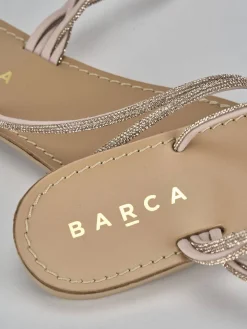 Best Sandalo tacco 1 cm pelle Donna Sandali Tacco Basso