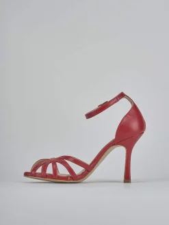 Clearance Sandalo tacco 9 cm pelle Donna Sandali Tacco Alto