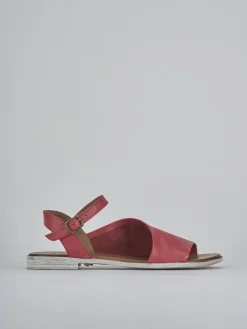 Sandalo tacco 1 cm pelle Donna Sandali Tacco Basso