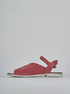 Sandalo tacco 1 cm pelle Donna Sandali Tacco Basso