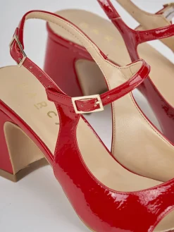 Sandalo tacco 6 cm vernice Donna Sandali Tacco Alto