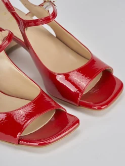 Sandalo tacco 6 cm vernice Donna Sandali Tacco Alto