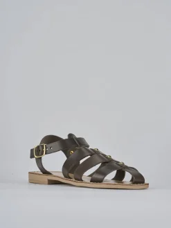 Best Sandalo tacco 1 cm testa pelle Donna Sandali Tacco Basso