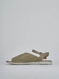 Hot Sandalo tacco 1 cm pelle Donna Sandali Tacco Basso