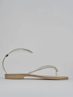 Best Sandalo tacco 1cm pelle Donna Sandali Tacco Basso