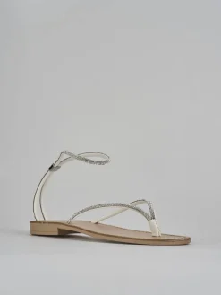 Best Sandalo tacco 1cm pelle Donna Sandali Tacco Basso