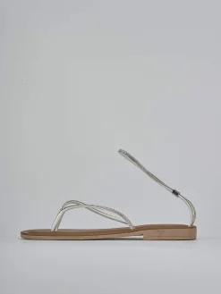 Best Sandalo tacco 1cm pelle Donna Sandali Tacco Basso