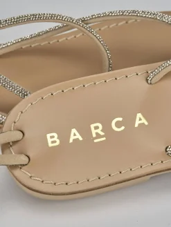 Hot Sandalo tacco 1cm pelle Donna Sandali Tacco Basso