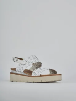 Outlet Sandalo zeppa 3 cm pelle Donna Sandali Zeppa