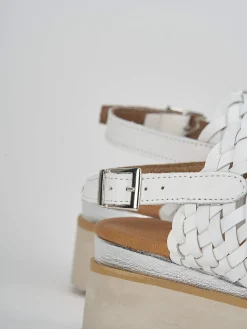 Outlet Sandalo zeppa 3 cm pelle Donna Sandali Zeppa