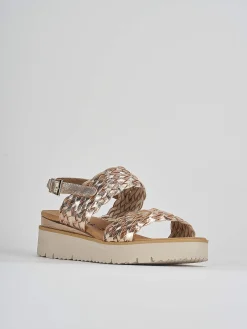 Best Sandalo zeppa 3 cm pelle Donna Sandali Zeppa