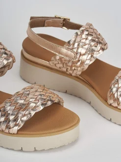 Best Sandalo zeppa 3 cm pelle Donna Sandali Zeppa