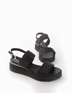 Clearance sandalo zeppa 3 cm Donna Sandali Zeppa