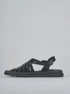 Online Sandalo zeppa 3 cm pelle Donna Sandali Tacco Basso