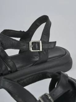 Online Sandalo zeppa 3 cm pelle Donna Sandali Tacco Basso