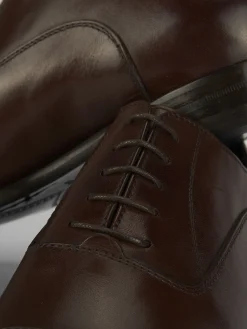 Outlet Scarpa lacci tacco 2 cm pelle Uomo Stringate