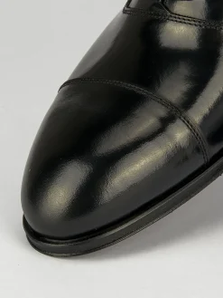 Clearance Scarpa lacci tacco 2 cm pelle Uomo Stringate