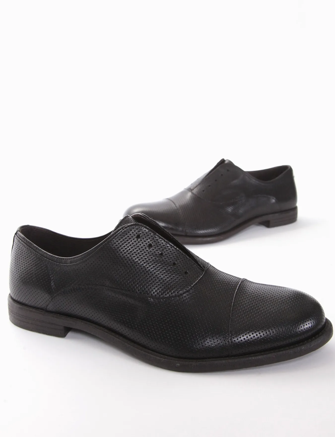 scarpa no lace tacco 2 cm Uomo Stringate