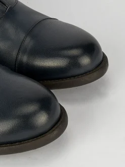 Hot Scarpa no lace tacco 2 cm pelle Uomo Stringate