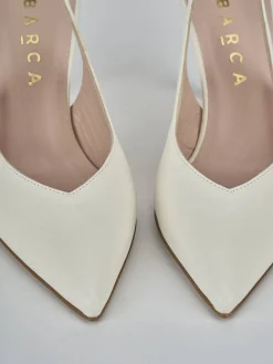 Hot Slingback decolte tacco 7 cm pelle Donna Slingback