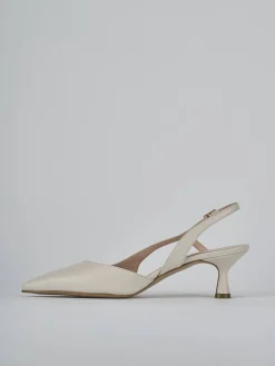 Online Slingback decolte tacco 5 cm pelle Donna Slingback