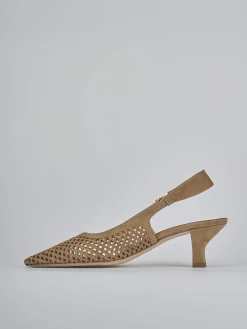 Best Slingback tacco 6cm camoscio Donna Slingback