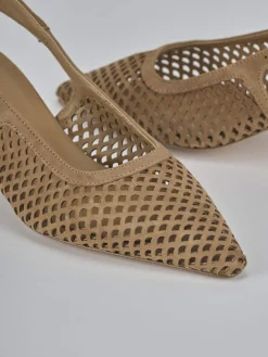 Best Slingback tacco 6cm camoscio Donna Slingback