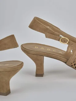 Best Slingback tacco 6cm camoscio Donna Slingback