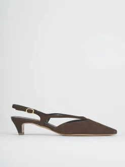 Best Slingback tacco 4cm camoscio testa Donna Slingback