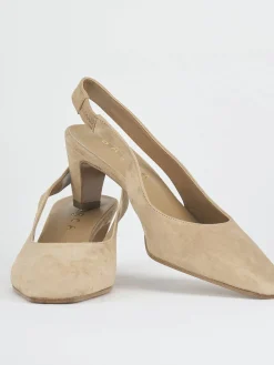 Best Slingback tacco 5cm camoscio Donna Slingback
