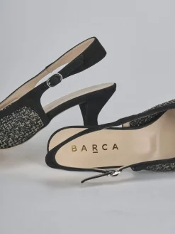 New Slingback tacco 6cm camoscio Donna Slingback