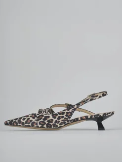 Online Slingback tacco 4cm cavallino Donna Slingback