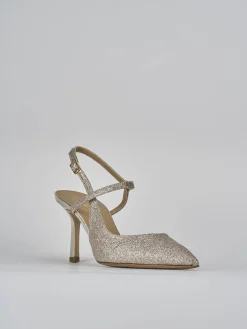 Online Slingback tacco 7cm glitter Donna Slingback