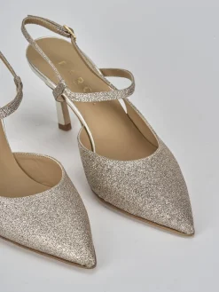 Online Slingback tacco 7cm glitter Donna Slingback