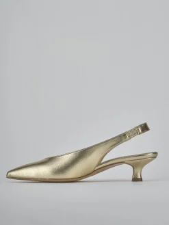 Sale Slingback tacco 4cm laminato Donna Slingback