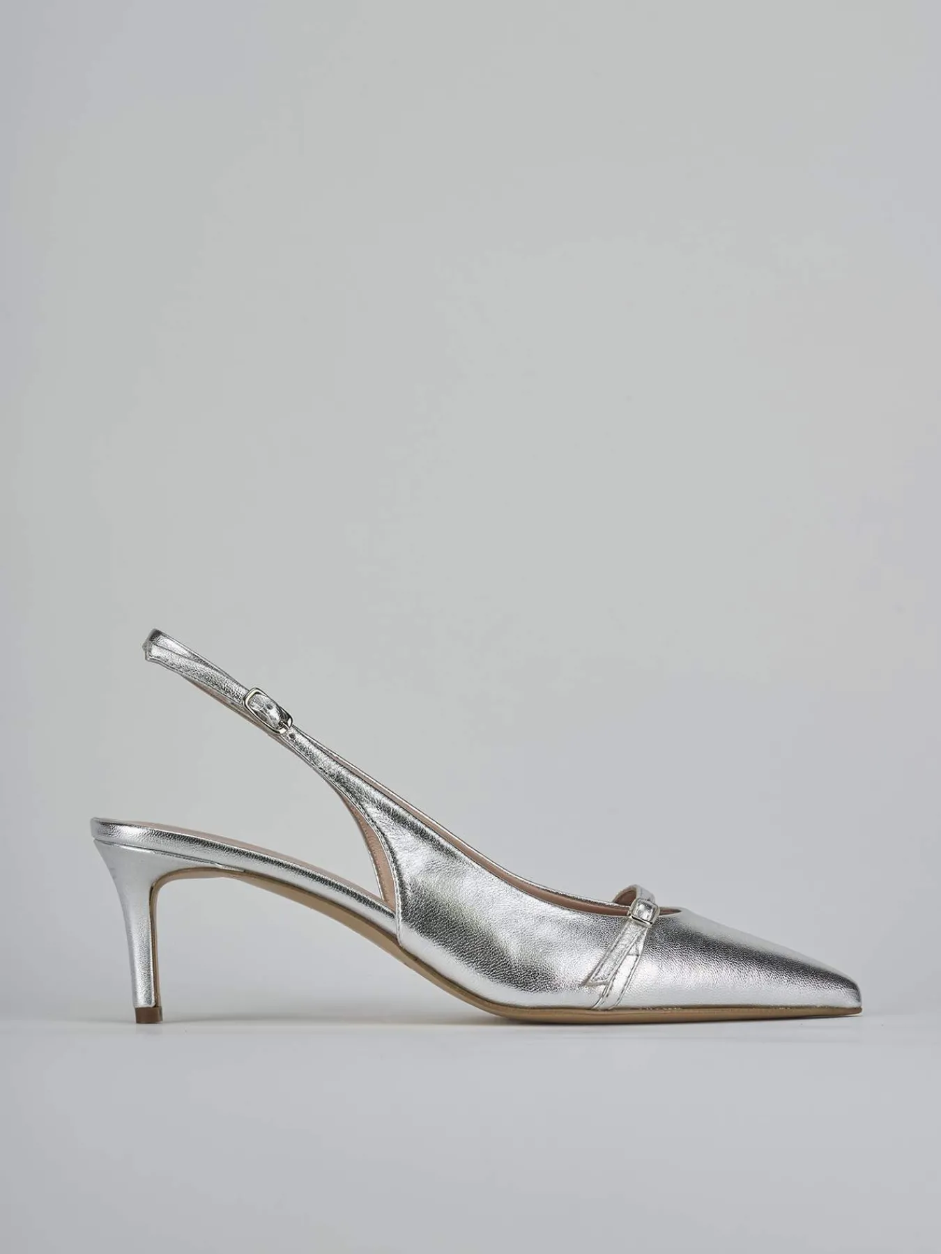 Best Slingback tacco 7cm laminato Donna Slingback