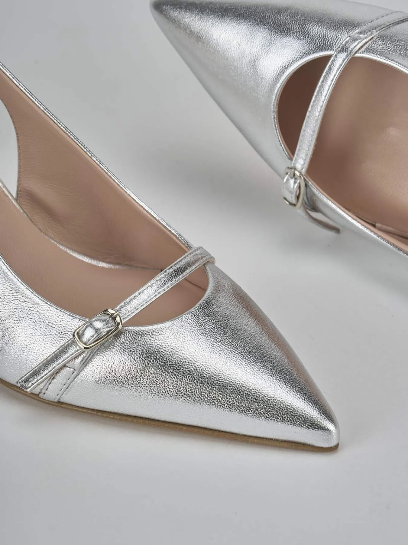 Best Slingback tacco 7cm laminato Donna Slingback