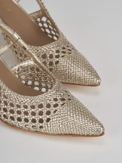 New Slingback tacco 7cm laminato Donna Slingback