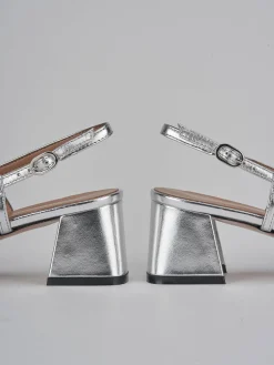 Slingback tacco 6cm laminato Donna Slingback