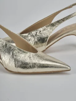 Slingback tacco 4cm laminato Donna Slingback