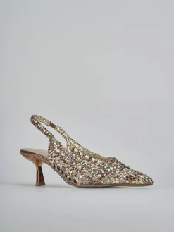 Best Slingback tacco 4cm pelle Donna Slingback