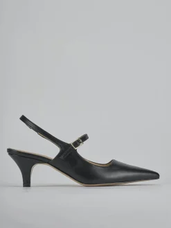 Slingback tacco 4cm pelle Donna Slingback